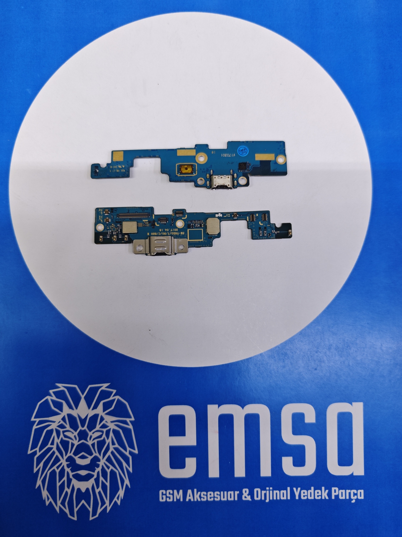 EMSA-TAB S3-T820- ŞARJ BORDU - ŞARJ FİLMİ