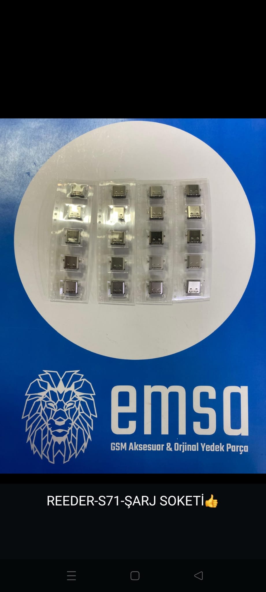 REEDER S71 ŞARJ SOKETİ 