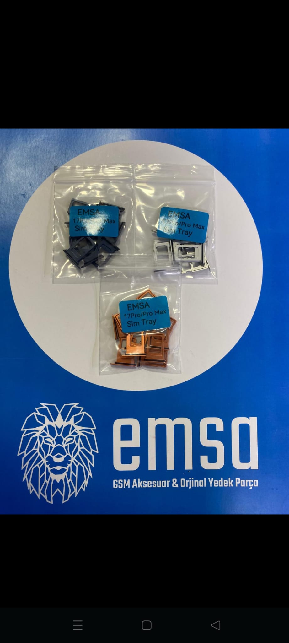 İPHONE APPLE 17 PRO , 17 PRO MAX SİM DEMİRİ , SİM HOLDER