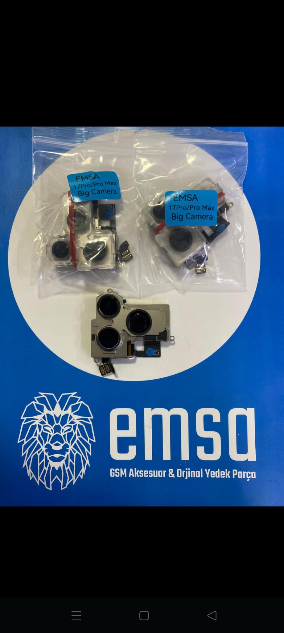 APPLE 17 PRO MAX ARKA KAMERA BİG CAMERA 