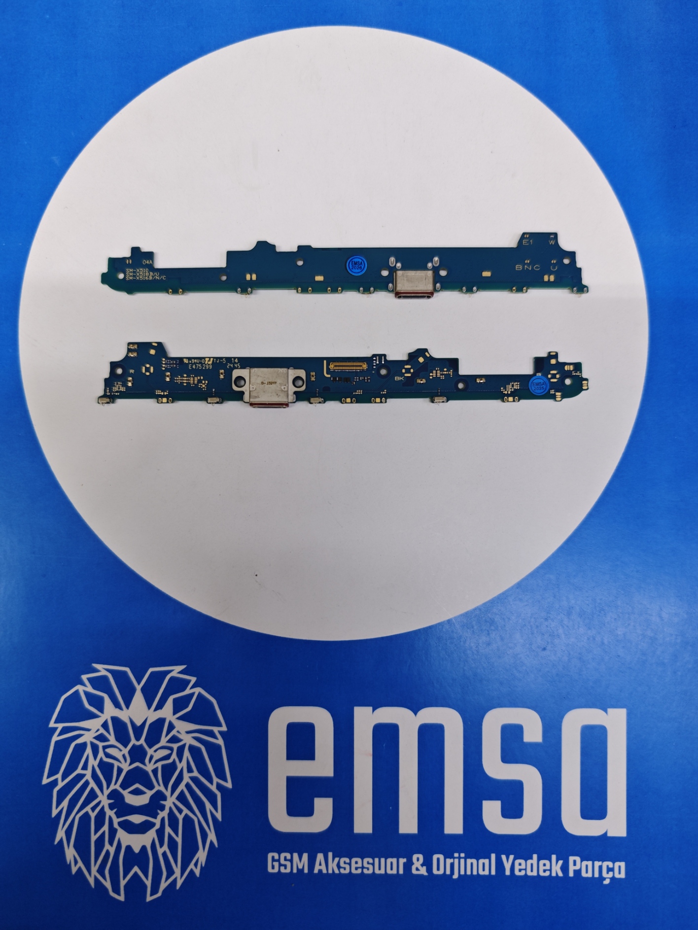 EMSA-TAB S9 FE-X510- ŞARJ BORDU - ŞARJ FİLMİ